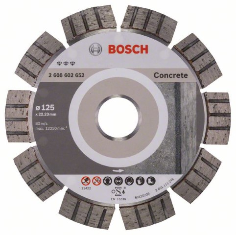 DIAMOND DISC CONCRETE PROFESSIONAL PLUS: BPP125 MM 